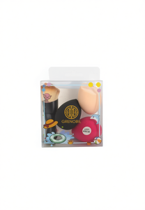 Grenobil Makeup Sponge Set With Brush And Puff 4 Pieces Washable Beauty Tools - Product Image 1