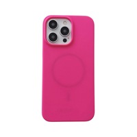Étuis liquides pour téléphone série 12 à 17 avec coques magnétiques pour téléphone portable Housses de protection anti-chute en silicone Coque de téléphone