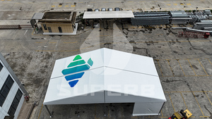 15x40 500 người ngoài trời tiệc cưới marquee lớn với <span class=keywords><strong>h</strong></span>ông rõ ràng cho sự kiện - Product Image 2