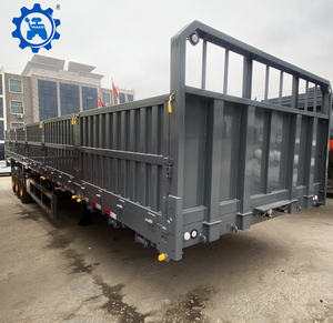 Semirremolque de 12.5m con Paredes Laterales, Semirremolque de Transporte de Carga, Remolque de Camión en Venta - Product Image 3