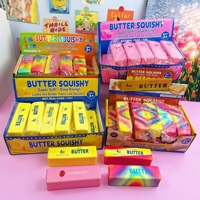 Jouet Squishy Beurre à Remontée Lente en Gros 45g, Matériau TPR Souple, Jouet Anti-Stress pour Cadeaux de Fête et Offres Promotionnelles