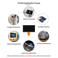 Outdoor Hochhelligkeits-1000-Nits 1024x600 50-Pin Resistiver Touchscreen-Panel 7-Zoll-TFT-LCD-Modul LCD-Display
