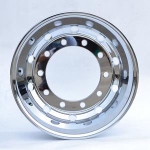 【新品】16～24.5インチ Fotonモデル アルミ・スチール鍛造 セミトラック・トレーラー用ホイール シルバー仕上げ トラックリム - Product Image 6