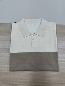 <span class=keywords><strong>2026</strong></span> 트렌드 남성 여름 비스코스 혼방 스트라이프 니트 폴로 셔츠 - Product Image 5