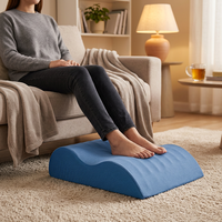 Coussin de repose-jambes en mousse à mémoire de forme pour hauteur accrue, soulagement de la douleur post-chirurgie, usage domestique, compact, lavable en machine, hypoallergénique