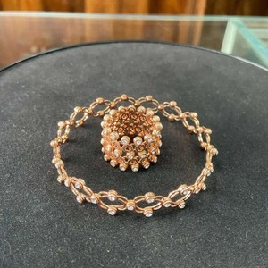 แหวนเพชรแบบปรับได้เพื่อสร้อยข้อมือเครื่องประดับอินเทรนด์สำหรับการเดินทางและเป็นของขวัญ - Product Image 1