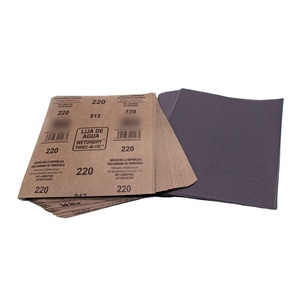 Грит 80, Высококачественная латексная подложка, Влажная и сухая абразивная шлифовальная бумага, карбид кремния, черная Водонепроницаемая наждачная бумага - Product Image 4