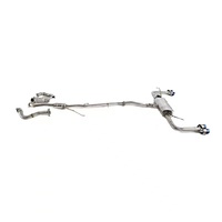 Échappement Catback en Acier Inoxydable TLS Performance pour Lexus NX200/NX300 2.0T 2.5 (2014+), Downpipe à Valve, Épaisseur 1.5mm, Poli Miroir