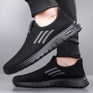 Zapatillas Deportivas de Verano para Hombre, Transpirables, Ligeras, con Punta Redonda, Suela de EVA, Color Sólido, Casuales - Product Image 4