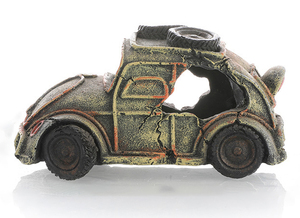 Decoración de acuario Adornos de resina Adorno de naufragio de coche Decoración de resina - Product Image 6