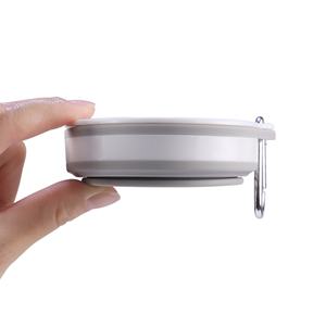 Vente en gros de gobelets en silicone pliables personnalisés de 170 ml, gobelets de voyage réutilisables pour l'extérieur avec couvercle - Product Image 4