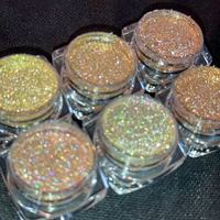 Poudre de pigment multichrome changeante de couleur en gros, poudre libre, pigment brillant, caméléon métallique, fard à paupières, poudre scintillante pour le corps