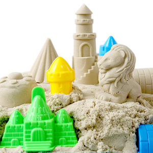 Rainbow Dynamic Sand Toys Educational Colored Soft Magic Slime Space Sand Handmade DIY Educational Toy Plastic Box
