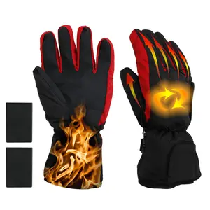 Mydays Tech Waterproof Unisex Thermal Electric Heated Heating Riding Gloves Heater for Outdoor Sports