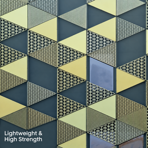 Revestimiento de Aluminio Sólido para Muro Cortina Perforado Moderno, Tamaño y Color OEM ODM para Proyectos de Renovación Exterior - Product Image 2
