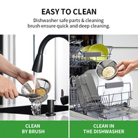 3-Traps Centrifugale Juicer-Machines Met Hoge Sapopbrengst, Eenvoudig Schoon Te Maken, Draagbaar Sinaasappelsapcentrifuge-Fruit