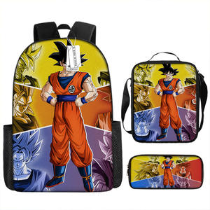 Anime cartone animato tre pezzi zaini ad alta capacità borsa a tracolla impermeabile astuccio per bambini - Product Image 3