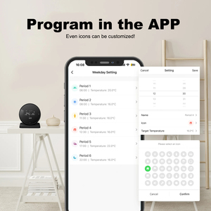 <span class=keywords><strong>Thermostat</strong></span> intelligent WiFi RKHK Tuya, récepteur sans fil RF, contrôleur de température pour chaudières à eau/<span class=keywords><strong>gaz</strong></span>, compatible avec Alexa Google Home - Product Image 5