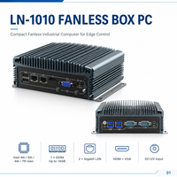 Mini PC Silencioso de Bajo Consumo con Doble LAN, COM, USB, HD, VGA, Almacenamiento Personalizable para Equipos Empresariales, OEM, ODM, Sin Ventilador