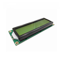 Layar STN Transreflektif Monokrom 16-Pin Positif, Modul COB Karakter 16x2, LCD Paralel, Layar 2.5 inci, Kecerahan 350cd/m², -20