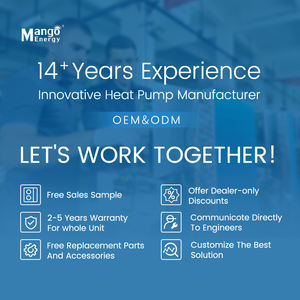 Pompe à chaleur eau-eau, faible niveau sonore, conception silencieuse, R410a, pompe à chaleur géothermique pour <span class=keywords><strong>maison</strong></span>, moins 40°C - Product Image 5