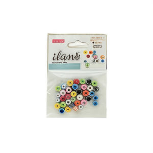 Perline a strisce ILAN Abalorio da 8 mm per la creazione di gioielli - Product Image 1