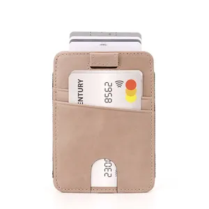 Мужской кошелек из натуральной кожи с держателем для кредитных карт