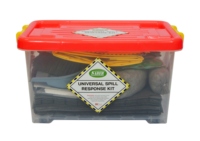 Kit anti-déversement universel Advanced SABER 20 litres avec boîte transparente, robuste et universel pour la protection des drains et les événements en petites pièces