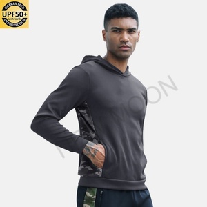 Customized Men's Sports Camouflage Top <b>Zipper</b> Hoodie Quick Dry Running Fitness Sports <b>Jacket</b> - Product Image 2