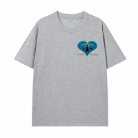 T-shirt personnalisé brodé pour clinique vétérinaire avec logo cœur d'hôpital vétérinaire pour uniforme du personnel de la clinique canin et cadeau pour les soignants d'animaux
