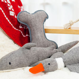 Juguete Masticable para Perros con Forma de Hueso y Sonido, Personalizado con Logotipo, Venta al Por Mayor del Fabricante - Product Image 1