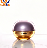 Vente en gros de pots ronds en acrylique de luxe, nouveau design, 30g, 50g, 100g