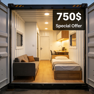 Mini-conteneur portable personnalisé et économique, petite caserne de sécurité en conteneur - Product Image 1