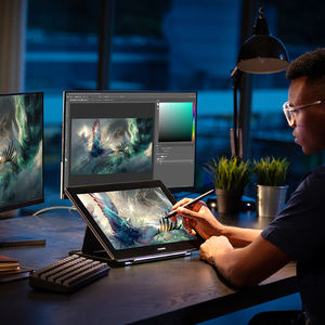 Pluma de dibujo digital sin batería Pantalla Tableta gráfica Monitor <span class=keywords><strong>Huion</strong></span> <span class=keywords><strong>Kamvas</strong></span> Pro 16 Plus(4K) - Product Image 1