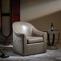 Canapé simple en bois massif français pour salon, cuir véritable de haute qualité, design unique pour la maison