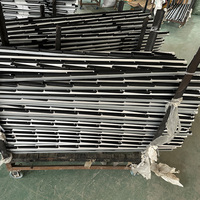 Grille de ventilation en aluminium en gros, volet en aluminium, cadre de fenêtre en verre
