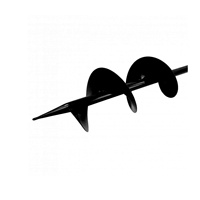 Tarière manuelle en acier pour trous de poteaux de jardin et de clôture, qualité industrielle, DIY, OEM ODM personnalisable