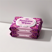 Toallitas Húmedas Femeninas Biodegradables de Algodón Portátiles OEM de 15x20cm con Logotipo Personalizado