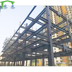 3 katlı çelik yapı bina ticari ofis binası prefabrik konut daire Metal çerçeve garaj binası - Product Image 4