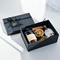 Coffret Cadeau Luxe pour Femme : Bougie Artisanale Végane en Cire de Soja Parfumée Orchidée et Jasmin – Idéal pour Diwali, Pâques, Ramadan
