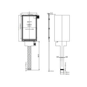 จอ LCD TFT 3นิ้ว480x854 ST7701S โมดูล LCD 2เลน MIPI - Product Image 1