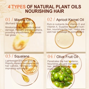 Siero Olio per Capelli Biologico all'Ingrosso Magico Lisciante Istantaneo Anti-Crespo Effetto Seta Districante per Capelli Ricci di Donne Nere - Product Image 4