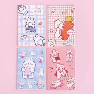 Carnet à spirale A5 en gros, motif dessin animé mignon, cahier de composition pour enfants, fournitures scolaires, couverture en papier, logo personnalisé, vente en gros OEM - Product Image 3
