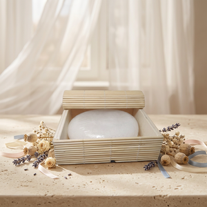 MAGICARE 156G scatola di bambù degradabile bastone di allume di potassio blocco antitraspirante pietra cristallo deodorante 100% naturale - Product Image 1