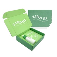 Boîte d'emballage personnalisée pour soins de la peau, en carton ondulé pliable, imprimée offset, épaissie, avec ouverture facile, pour petites séries