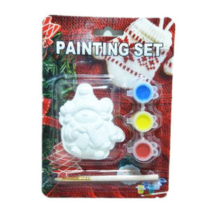 Enfant BRICOLAGE peinture de noël ornement DIY en céramique peinture de noël train - Product Image 4