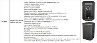 Haut-parleur actif 12 pouces 2 voies KP12 avec module amplificateur DSP pilote HF 400W RMS classe D haut-parleur actif pour Line Array