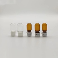 Flacon compte-gouttes cylindrique en verre transparent de 2 ml, modèle XD 6, avec bouchon à vis, pour huiles essentielles, sérums et ampoules – Meilleures ventes