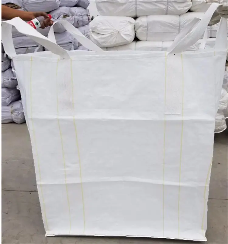 Tas besar digunakan untuk pengemasan kayu api dapat memuat 1000-2000kg jumlah besar Jumbo tas kayu bakar karung Super