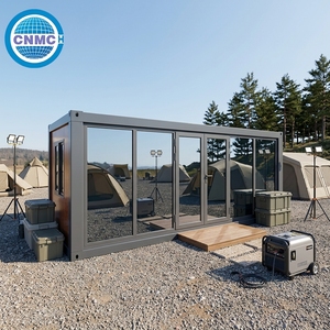 Casa Contenedor Expandible de 20 Pies, 40 Pies, Casa Modular de Acero Portátil, Oficina Temporal, Campamento - Product Image 1